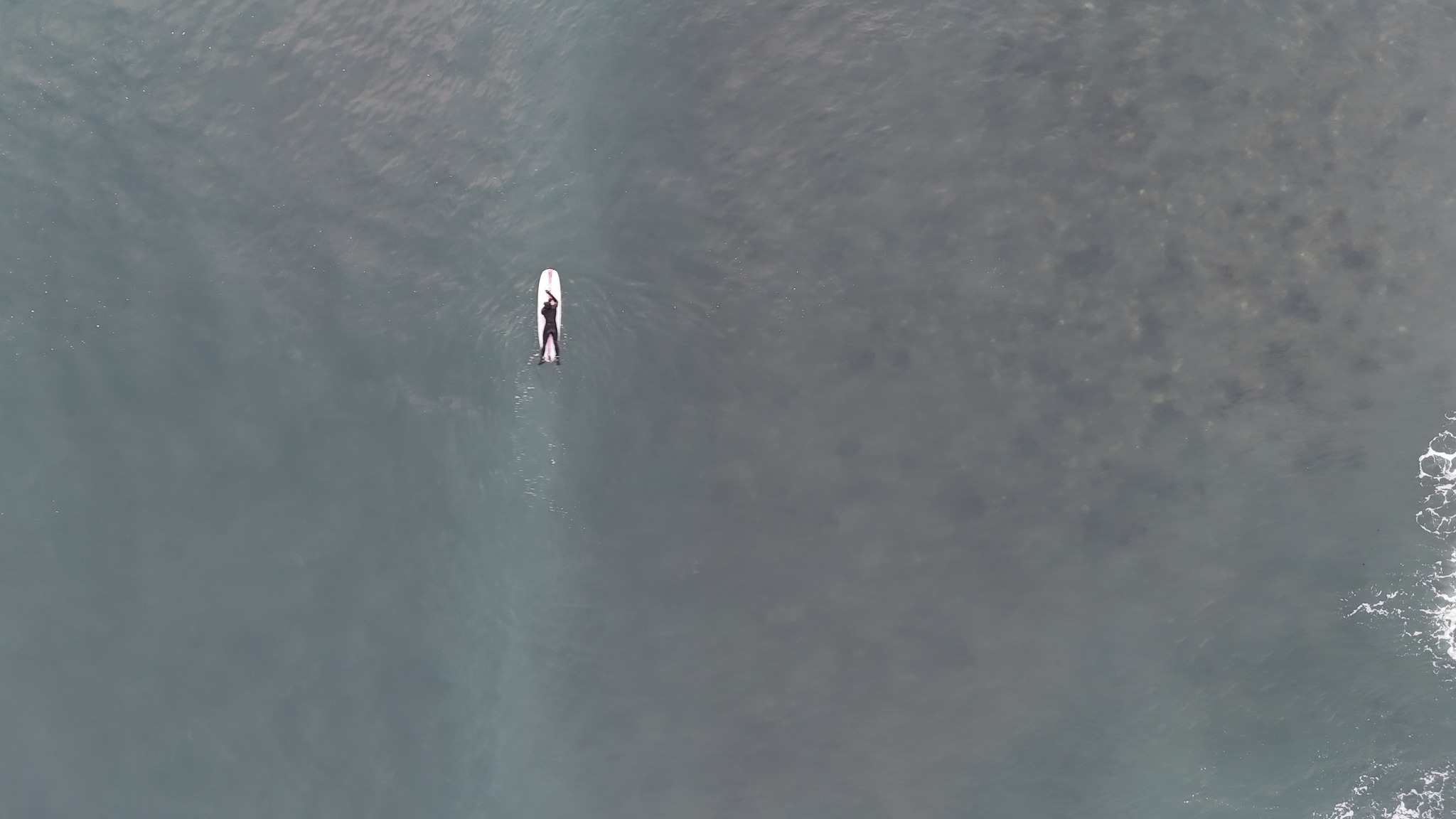 Ocean horizon drone photography